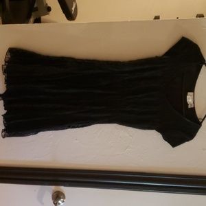 S/m black lacey dress